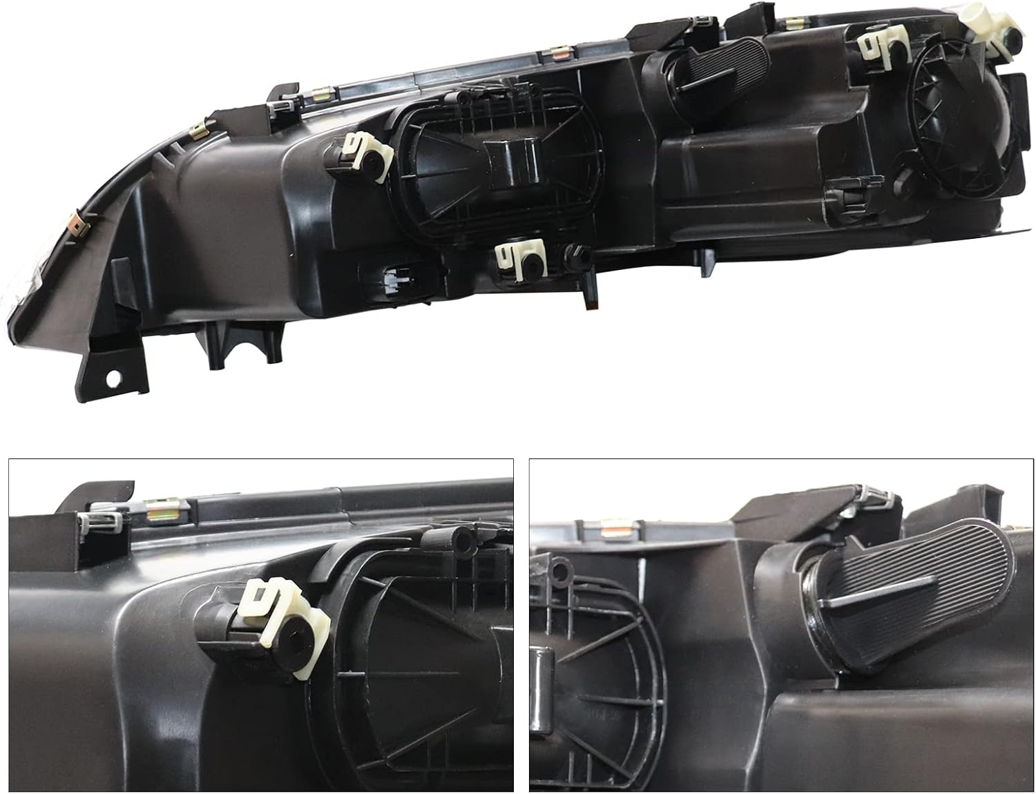 TBVECHI Para 2006 2007 2008Mazda 6 montaje de faros delanteros halógenos reemplazo del lado del pasajero derecho, lente transparente de carcasa