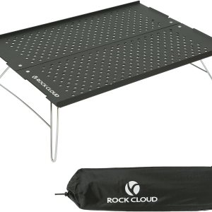 ROCK CLOUD Mini mesa de camping compacta Mesa plegable ultraligera para mochileros campamento senderismo playa picnic barbacoa ROCK CLOUD Mini mesa de camping compacta Mesa plegable ultraligera para mochileros campamento senderismo playa picnic barbacoa