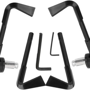 EVGATSAUTO Protectores de palanca de motocicleta, protector de palanca de freno frontal CNC, mango de motocicleta, protector de motocicleta (negro) EVGATSAUTO Protectores de palanca de motocicleta, protector de palanca de freno frontal CNC, mango de motocicleta, protector de motocicleta (negro)