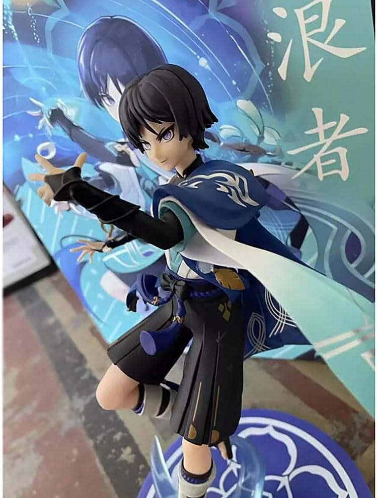 Toshihiko Genshin Impact Wanderer – Figura de acción coleccionable de PVC, materiales de protección del medio ambiente, adornos de decoración