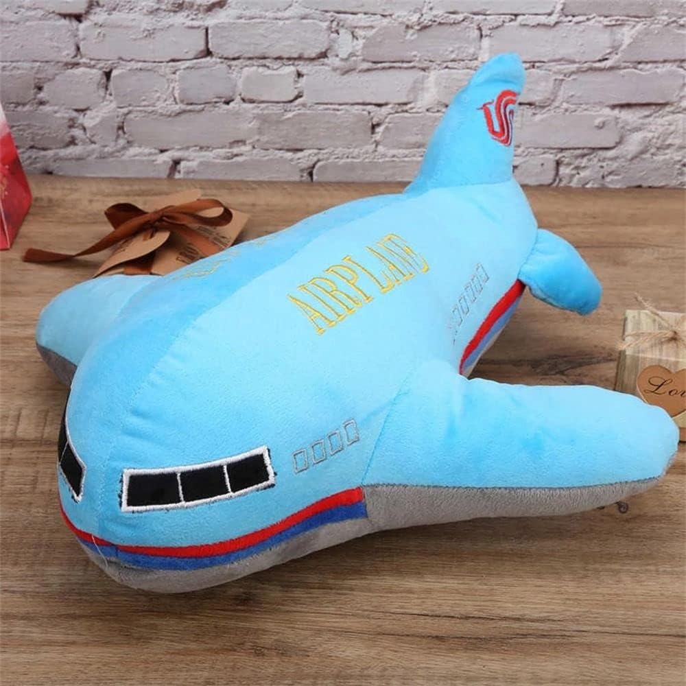 Juguetes de peluche modelo de avión, regalos para niños, regalos de cumpleaños para niños, almohada rellena de aviones para relleno de calcetines de