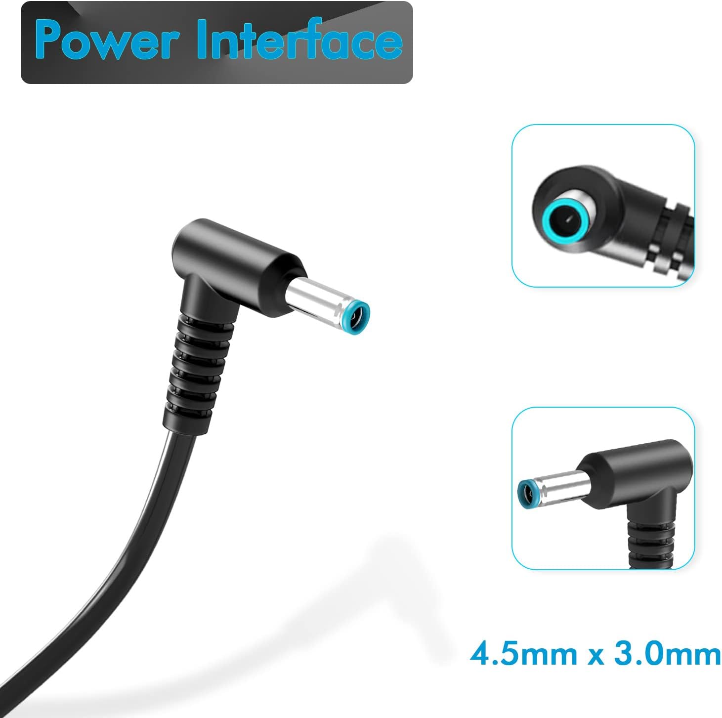 Cargador de CA de 150 W para HP ZBook 15 15u 15v G3 G4 G5 G6 ZBook Studio 15 G3 G4 G5 G6 OMEN x por HP 15 17 Create G7 Victus 16 Fury 15 17 G7 G8