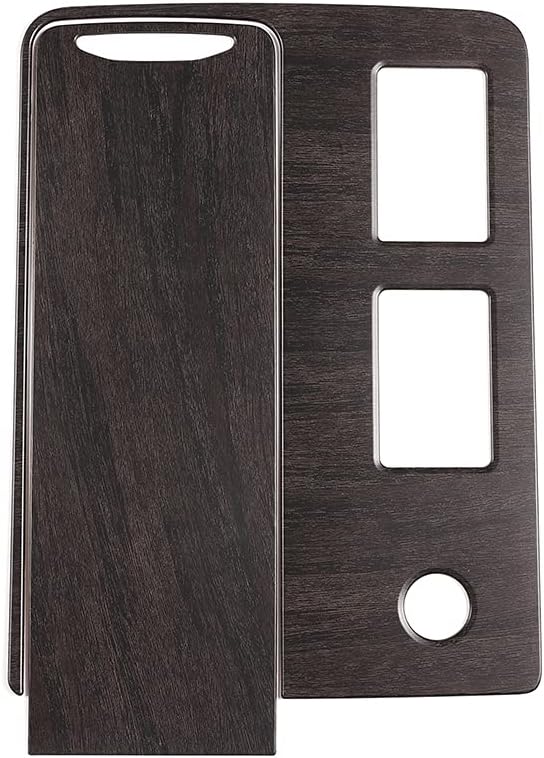 YIWANG LHD para Land Rover Discovery 5 2021-2022 ABS Panel de engranajes de control central del coche decorativo Marcos Cubiertas etiqueta engomada