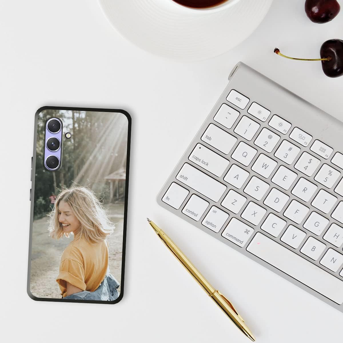 Custom Customize Photo Text Case for Samsung Galaxy A34 5G Personalized Picture Phone Cover for Samsung Galaxy A34 5G Compatible with Samsung Galaxy