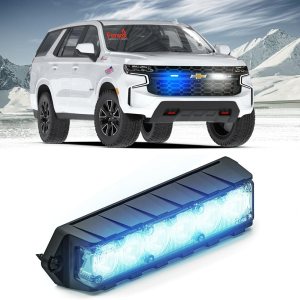 Feniex Industries – Luces de advertencia LED profesionales de montaje en superficie de Fusion-S (azul) para emergencias, obras públicas y grúas Feniex Industries – Luces de advertencia LED profesionales de montaje en superficie de Fusion-S (azul) para emergencias, obras públicas y grúas