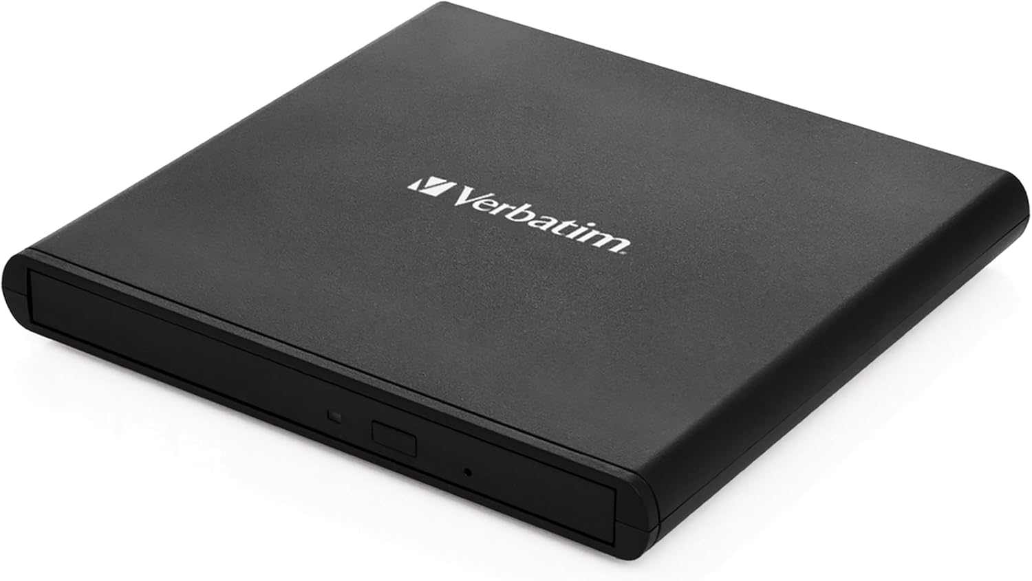 Verbatim Slimline – Unidad de CD  DVD USB 2.0, grabadora externa de CD y DVD +-RW para portátiles y portátiles con soporte M-DISC, compatible con