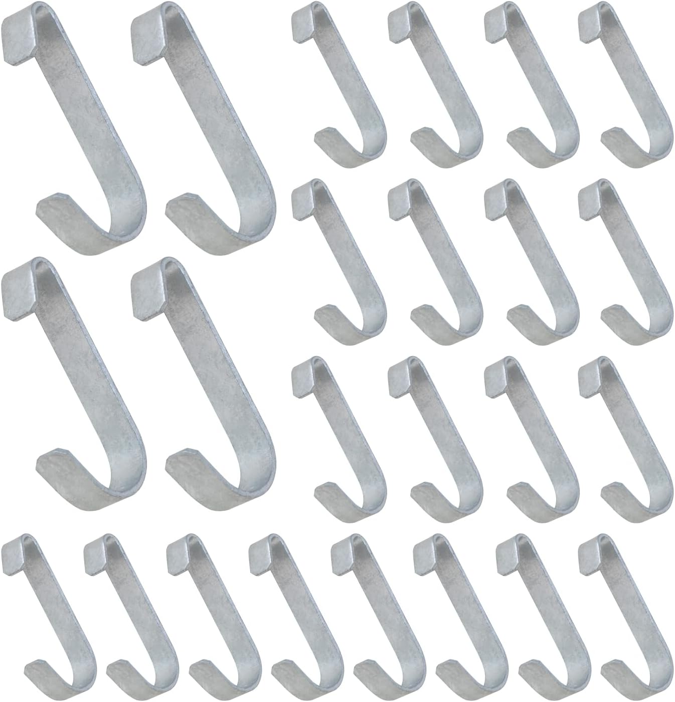 VIVIDA Clips de puerta de eslabones de cadena de 1-38 pulgadas, banda de clip para panel de perrera, clips de puerta de valla de eslabones de cadena
