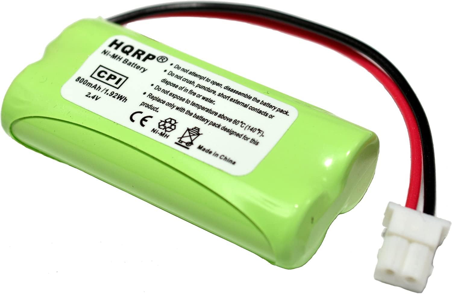 HQRP Batería de teléfono compatible con VTech CS6328, CS6328-2, CS6328-3, CS6328-4 CS6328-5 CS6329 CS6329-2 CS6329-3 CS6329-4, CS6329-5, LS6325,