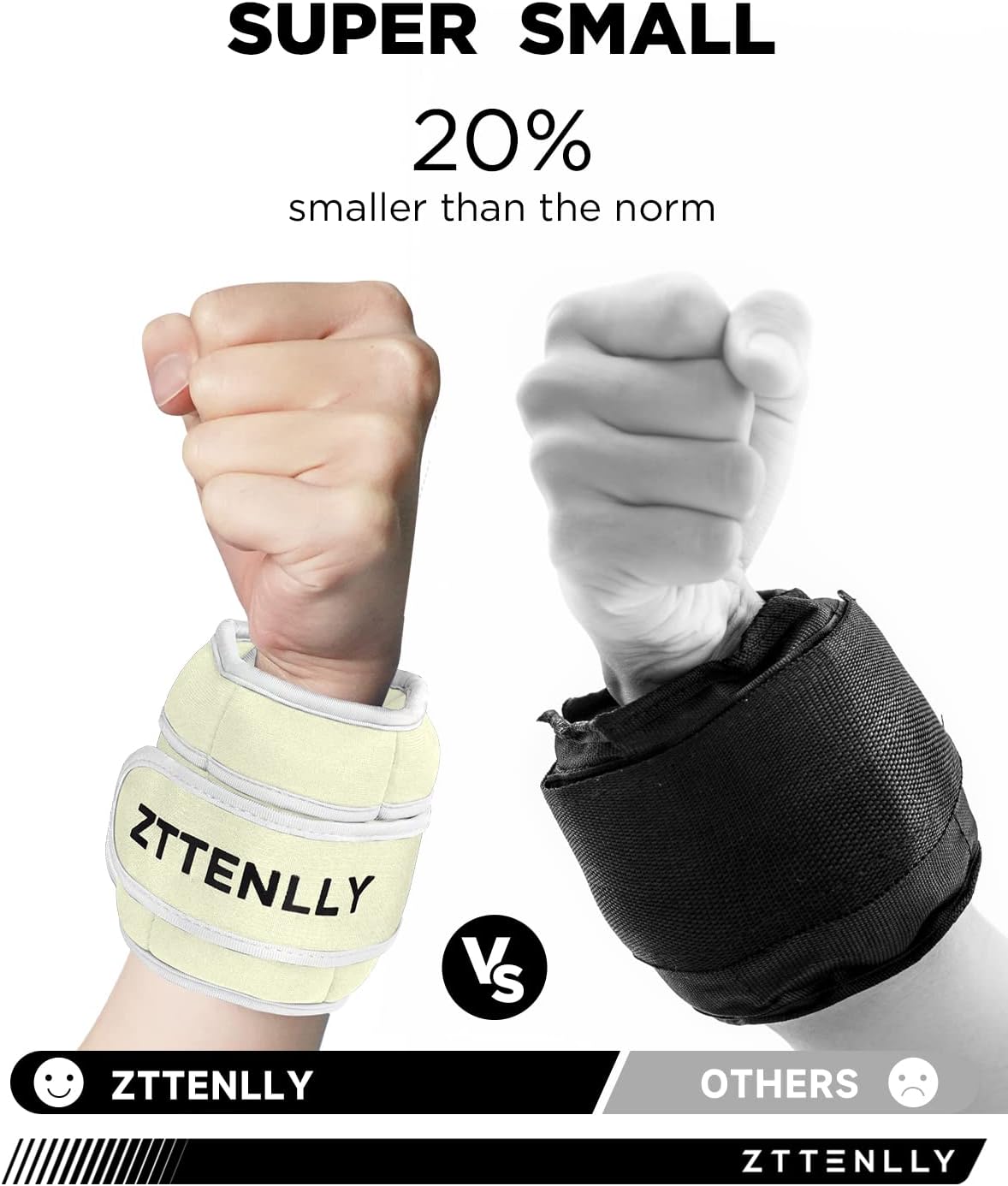 ZTTENLLY 51020 libras, 1 par de pesas ajustables para piernas para mujeres, hombres, niños y niños para correr, entrenar