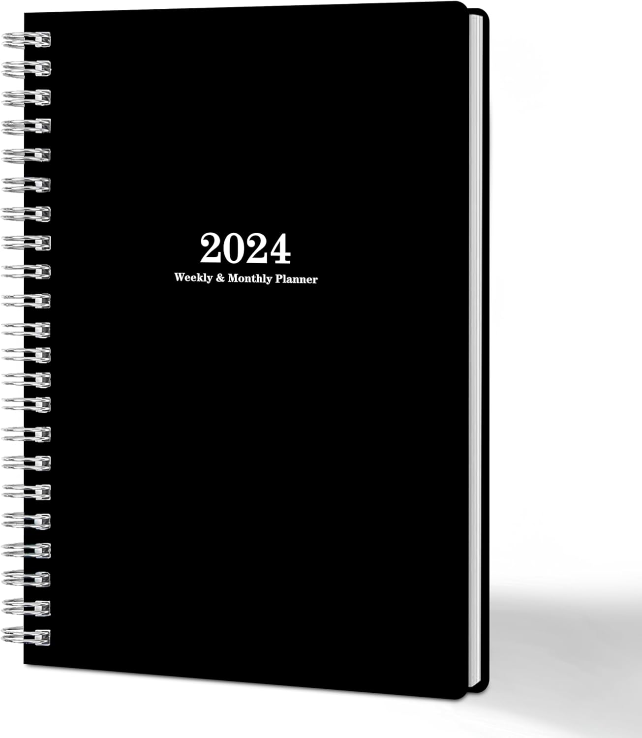 Agenda de enero de 2024 a diciembre de 2024, planificador académico semanal y mensual para profesores, 5.7 x 8.3 pulgadas, calendario de 12 meses,
