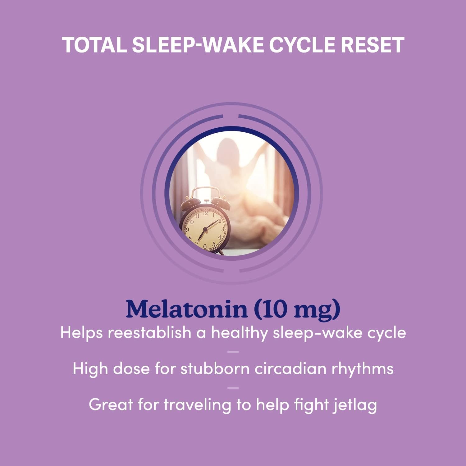 Swanson WIO Complete Sleep Makeover para un mejor sueño, relajación, relajación y apoyo del ciclo del sueño circadiano extra fuerte, melatonina 10