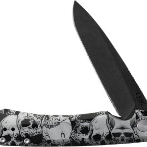 Case xx Knives 2023 Shot Show Kinzua Frame Lock 64645 Skulls Black Aluminum S35VN Cuchillo de bolsillo Case xx Knives 2023 Shot Show Kinzua Frame Lock 64645 Skulls Black Aluminum S35VN Cuchillo de bolsillo