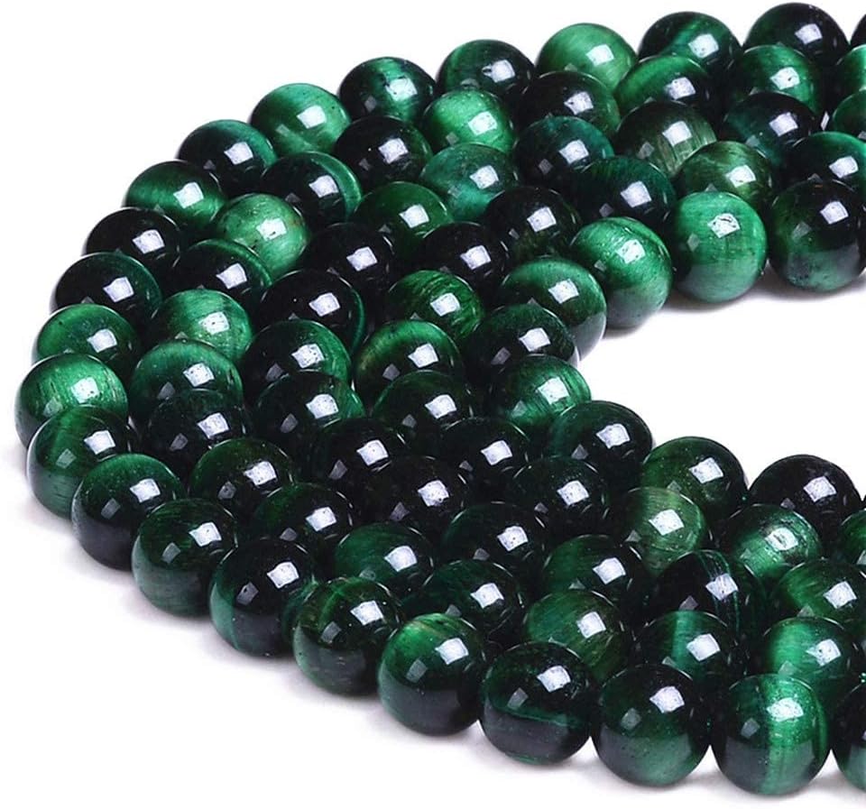 Cuentas sueltas de piedras preciosas naturales, redondas, lisas y redondas de aproximadamente 15 pulgadas, collar para hacer joyas (0.236 pulgadas,