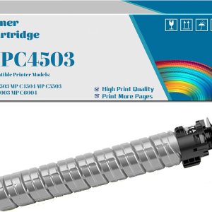 MP C4503 – Cartucho de tóner compatible con impresora Ricoh MPC4503 MPC4504 MPC5503 MPC6003 MPC6004 (841849, negro) MP C4503 – Cartucho de tóner compatible con impresora Ricoh MPC4503 MPC4504 MPC5503 MPC6003 MPC6004 (841849, negro)