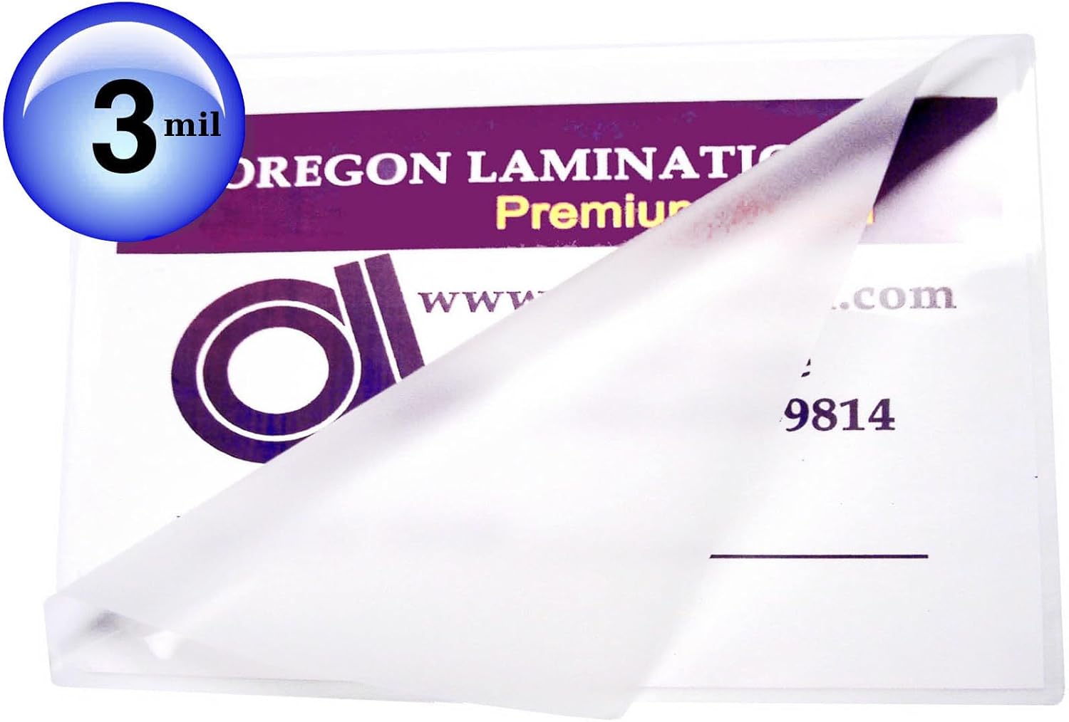 Best-Lam FC03 – Tarjeta de archivo, 3 mil, 3.5 x 5.5 pulgadas, plástico transparente brillante (paquete de 100)