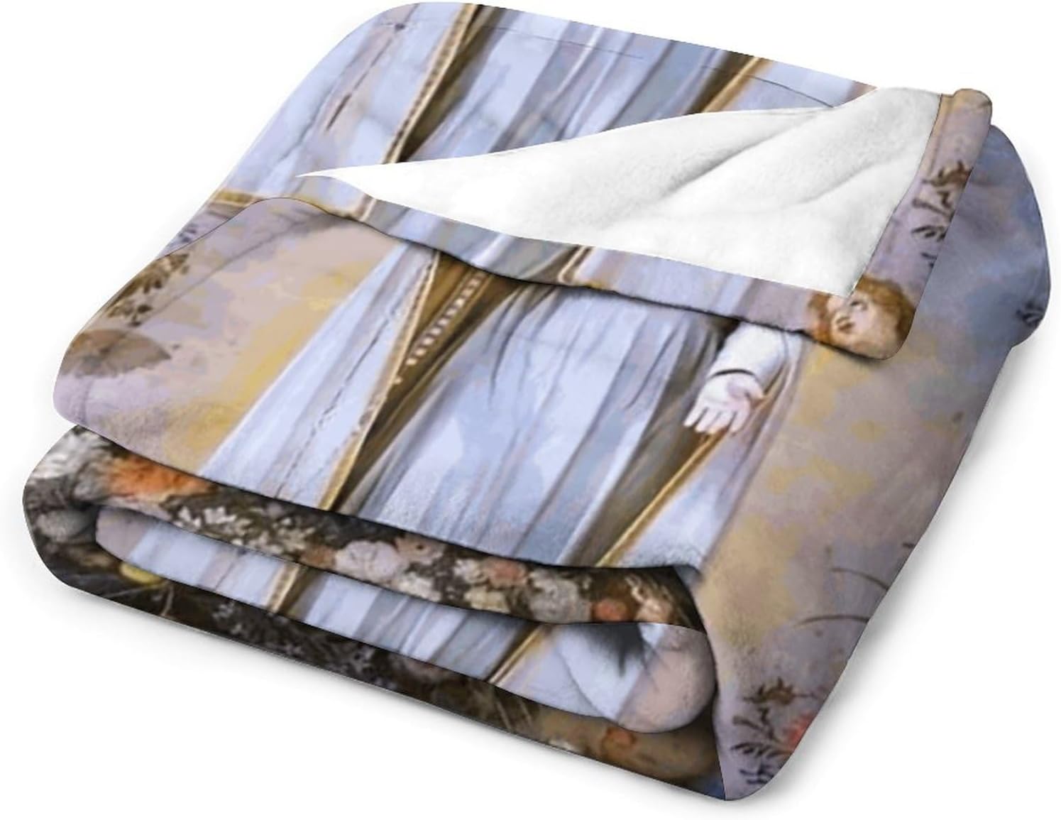 Manta de franela con diseño de Virgen María, Nuestra Señora de Guadalupe, suave y cómoda, regalo de creencias religiosas para cuatro estaciones,