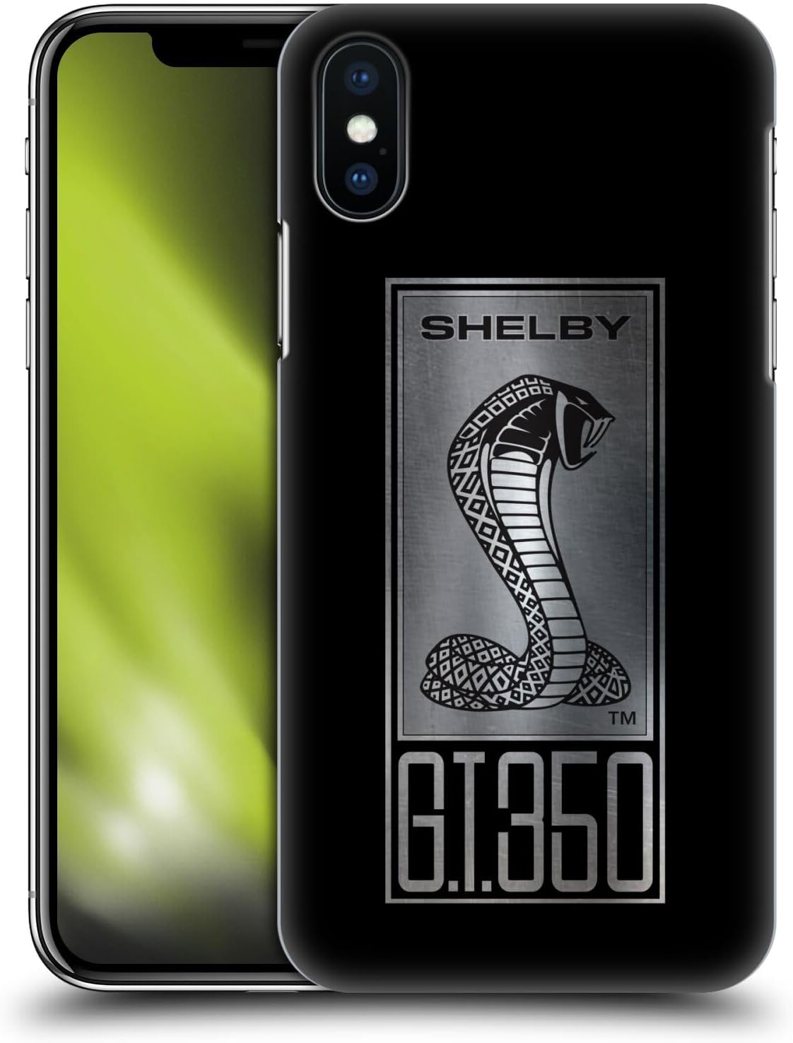 Head Case Designs Officially Licensed Shelby GT350 Car Graphics Hard Back Case Compatible with Apple iPhone XiPhone Xs