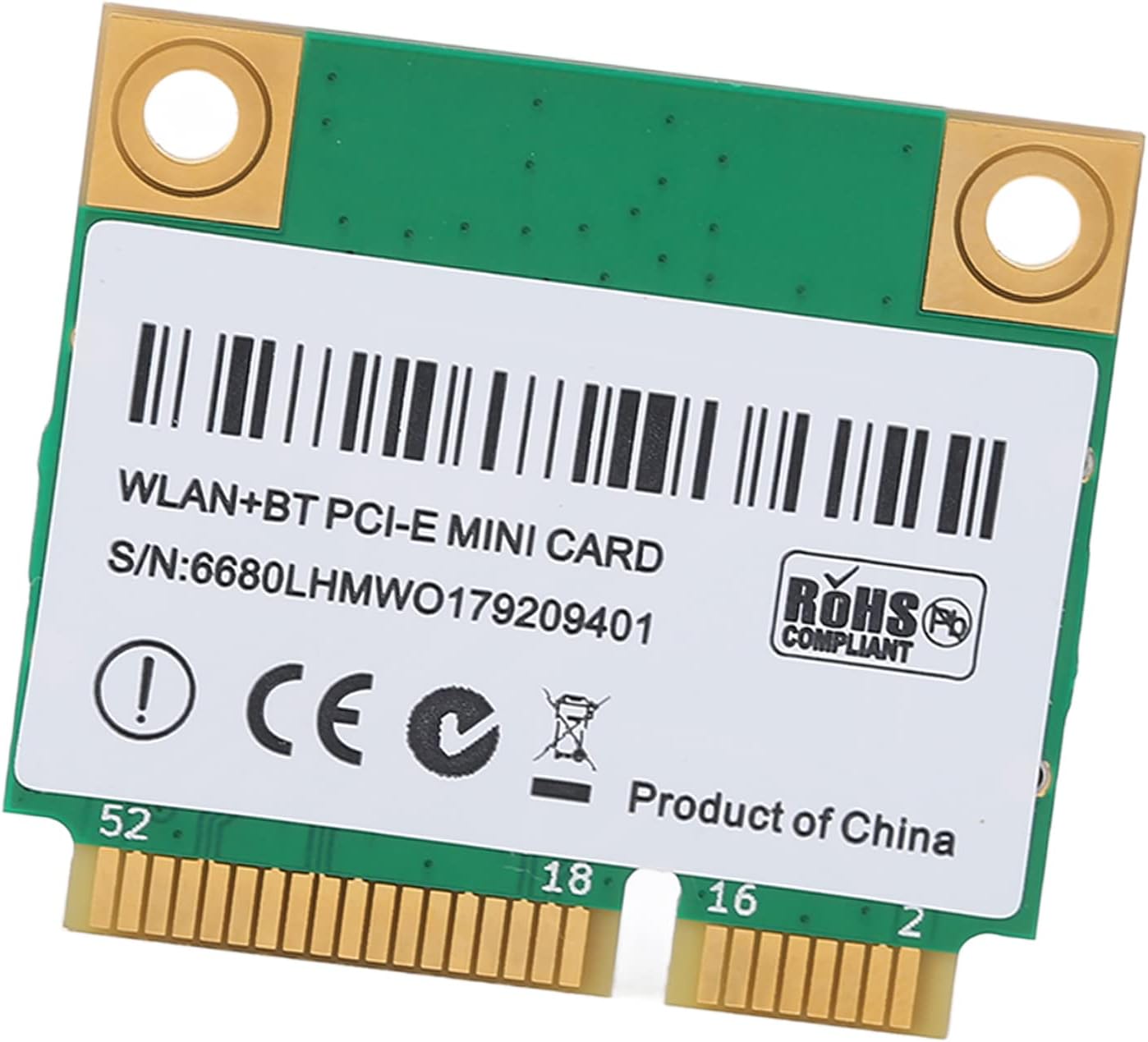 GLOGLOW Tarjeta de red inalámbrica, banda de 6 GHz Tarjeta de red inalámbrica Adaptador WiFi 5374M WiFi 6E 5G Triple Banda Gigabit Mini Módulo de