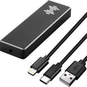Geekria SJC01 Amplificador de auriculares portátilDACAMP con entrada USB y tipo C, salida de conector de audio de 0.138 in, compatible con 384K32Bit Geekria SJC01 Amplificador de auriculares portátilDACAMP con entrada USB y tipo C, salida de conector de audio de 0.138 in, compatible con 384K32Bit