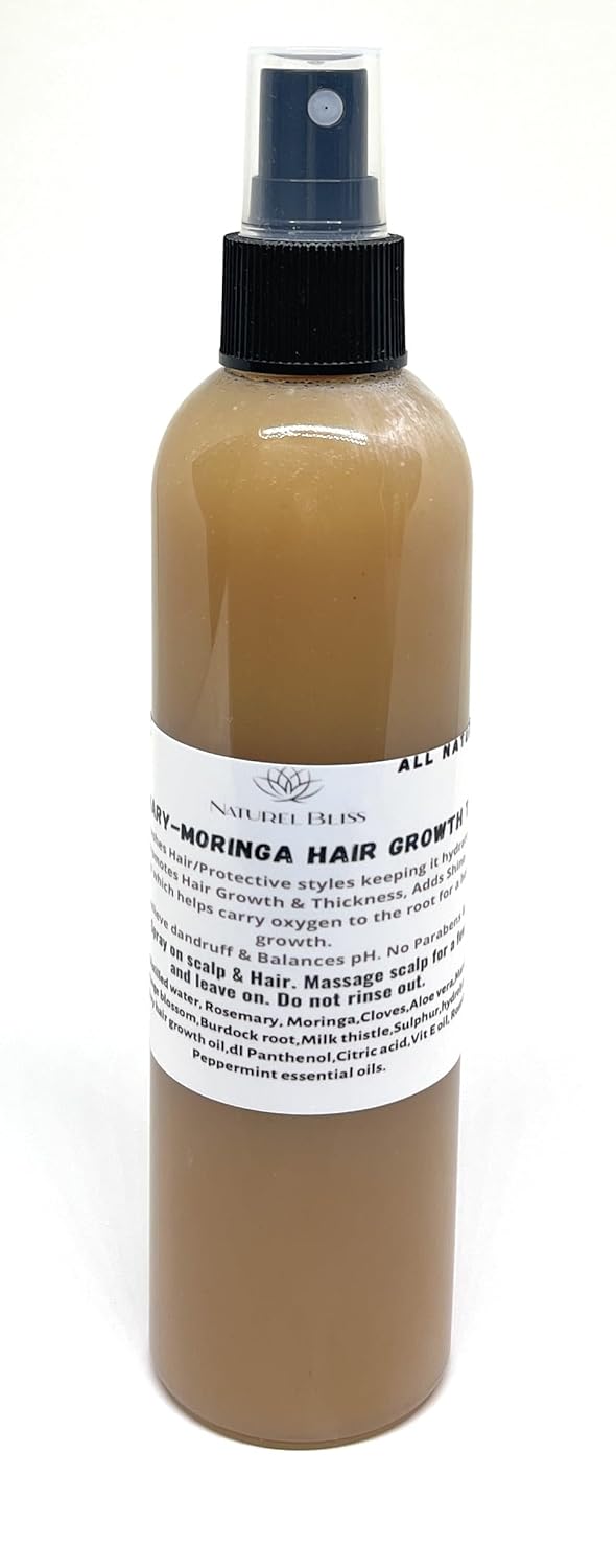 Rosemary-Moringa Hair Growth Tonic Spray 8oz
