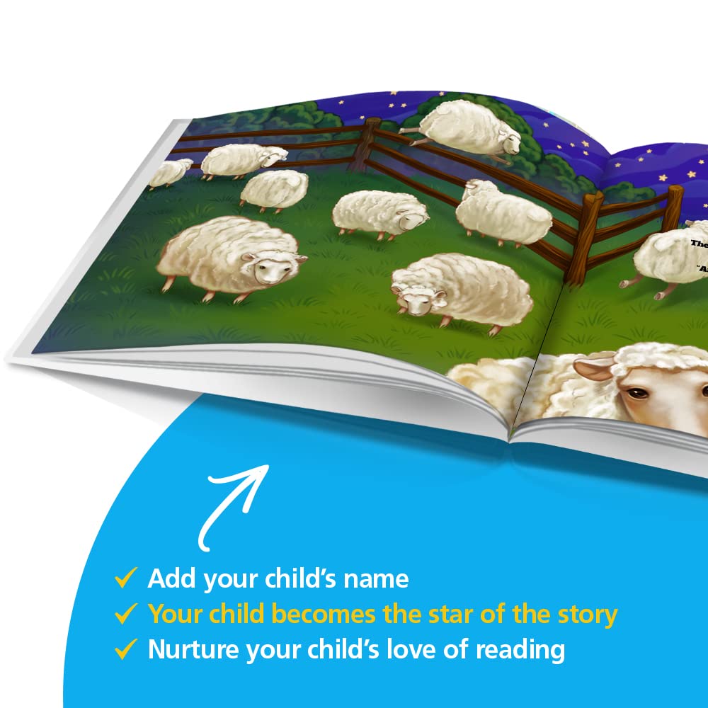 Libro de cuentos personalizado de Dinkleboo – “Goodnight” – para niños de 0 a 8 años de edad – Guarda a tu bebé, niño pequeño o niño pequeño para