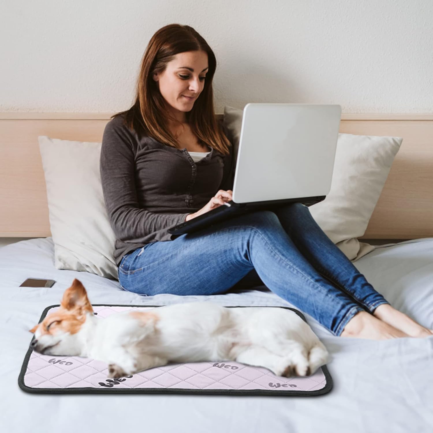 Paquete de 7 almohadillas lavables para orina de perros, almohadillas reutilizables para orina de perro, antideslizantes, impermeables, almohadillas