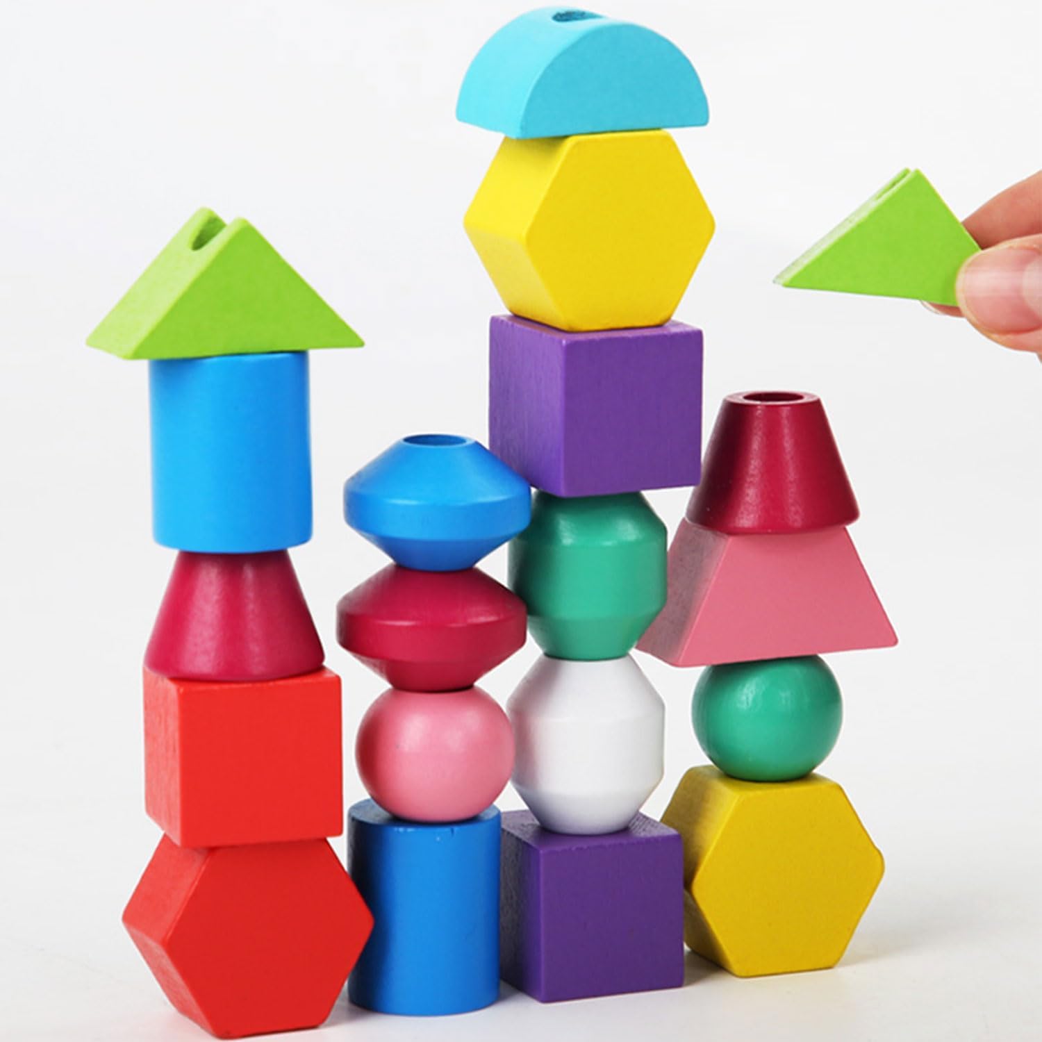 ZRCCOX Juguetes Montessori para niños de 2, 3, 4 años, juguetes para niños de 2 a 4 años, juguetes apilables para niños pequeños de 1 a 3 años,