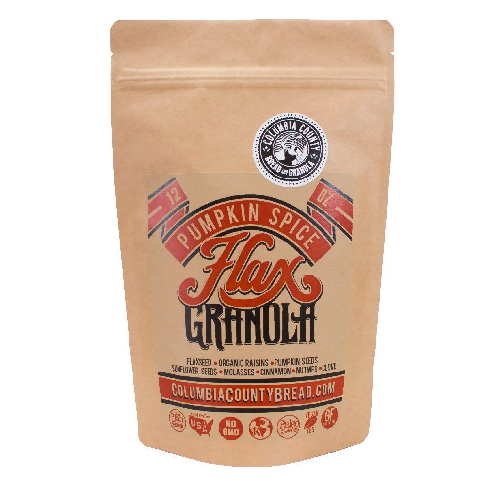 Granola de lino de Columbia County, 12oz.