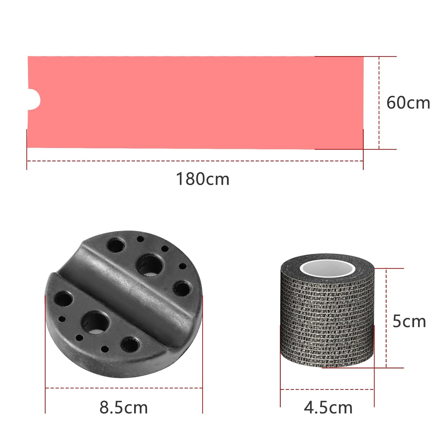 300 cubiertas para máquina de tatuaje con 4 envolturas de agarre de tatuaje y soporte para bolígrafo de tatuaje, ZHOOGE de 2.4 x 7 pulgadas,
