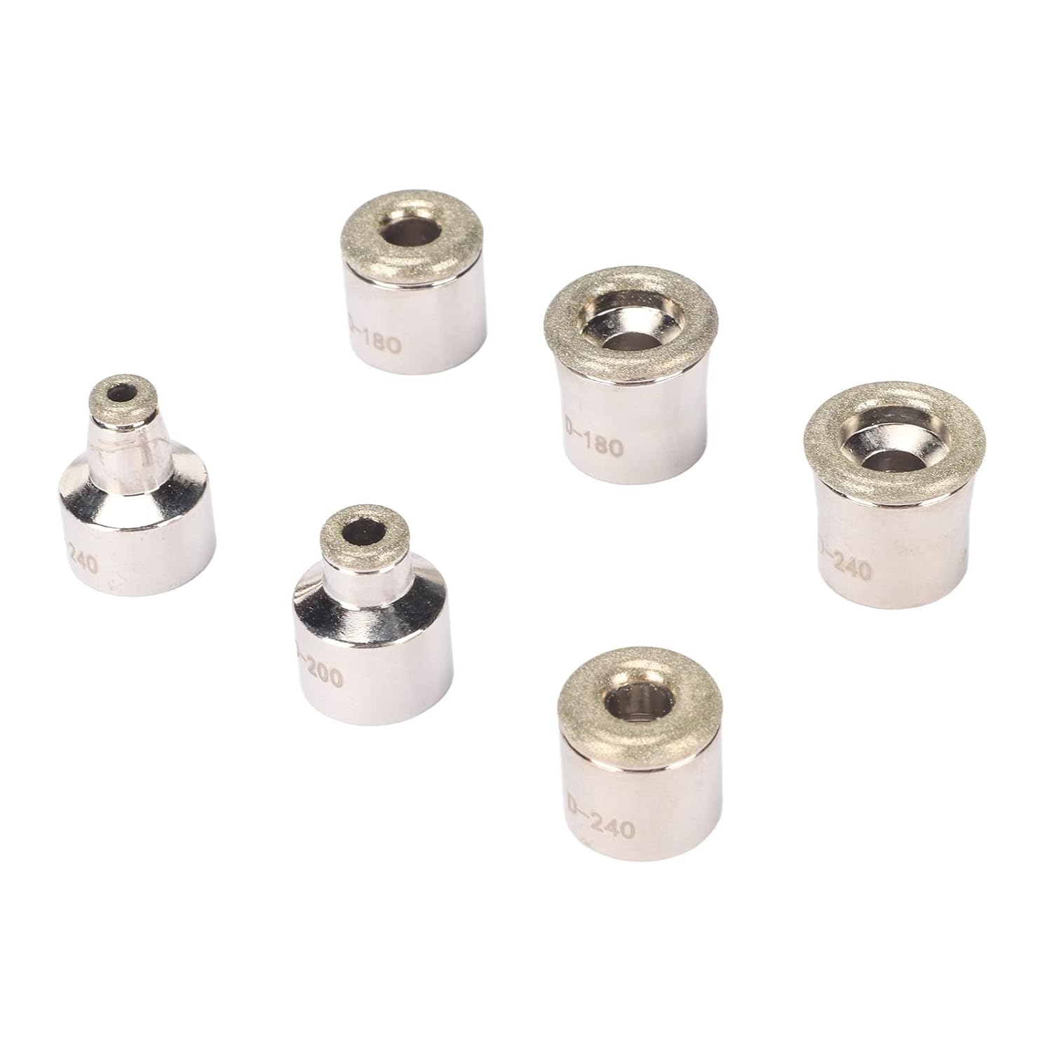 6 puntas de repuesto para cabeza de dermoabrasión de diamante, punta fina de diamante, puntas de diamante de dermoabrasión para máquina de belleza