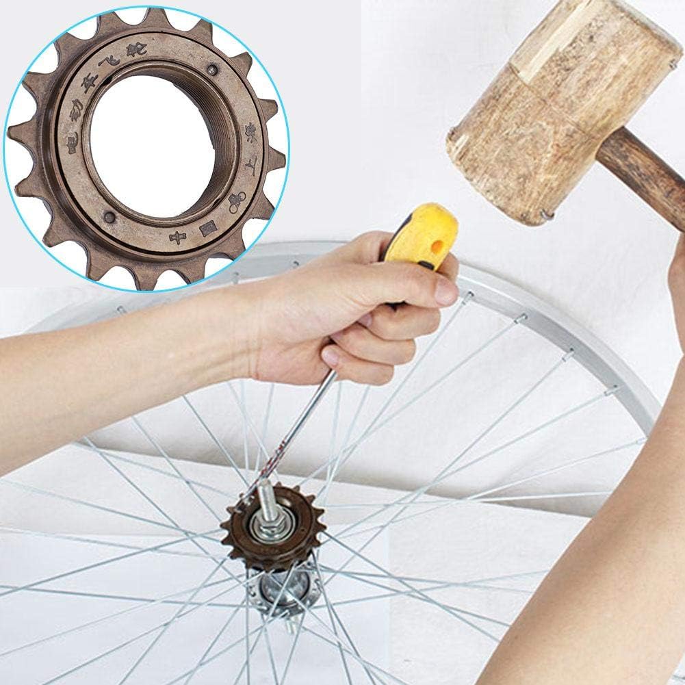 Keenso Freewheel Bike, 16 dientes bicicleta Freewheel cassette piñón Onespeed 16T accesorio de repuesto