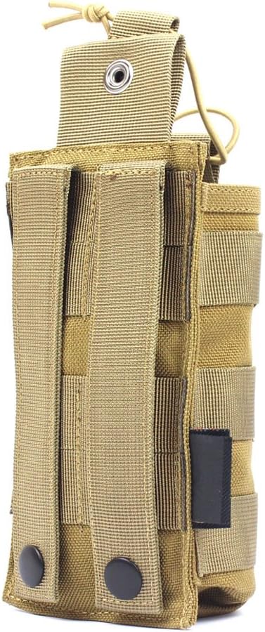 Funda táctica para radio, 1000D Tactical Molle de dos vías para walkie talkies