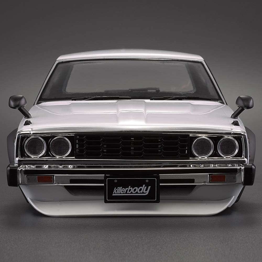 Novahobby Killerbody 110 RC Painted 1977 Skyline Hardtop 2000 GT-ES 7.677 in Touring Drift Carrocería (blanco)