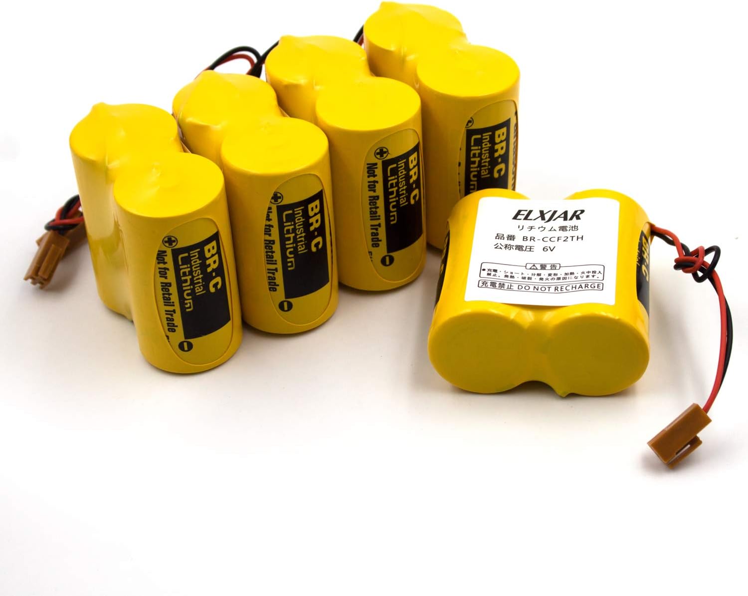 BR-CCF2TH – Batería de repuesto de litio de 6 V para Fanuc oi Mate Model-D, controles Panasonic, computadora PLC Ge Fanuc serie A06 A98l-0001-0902,