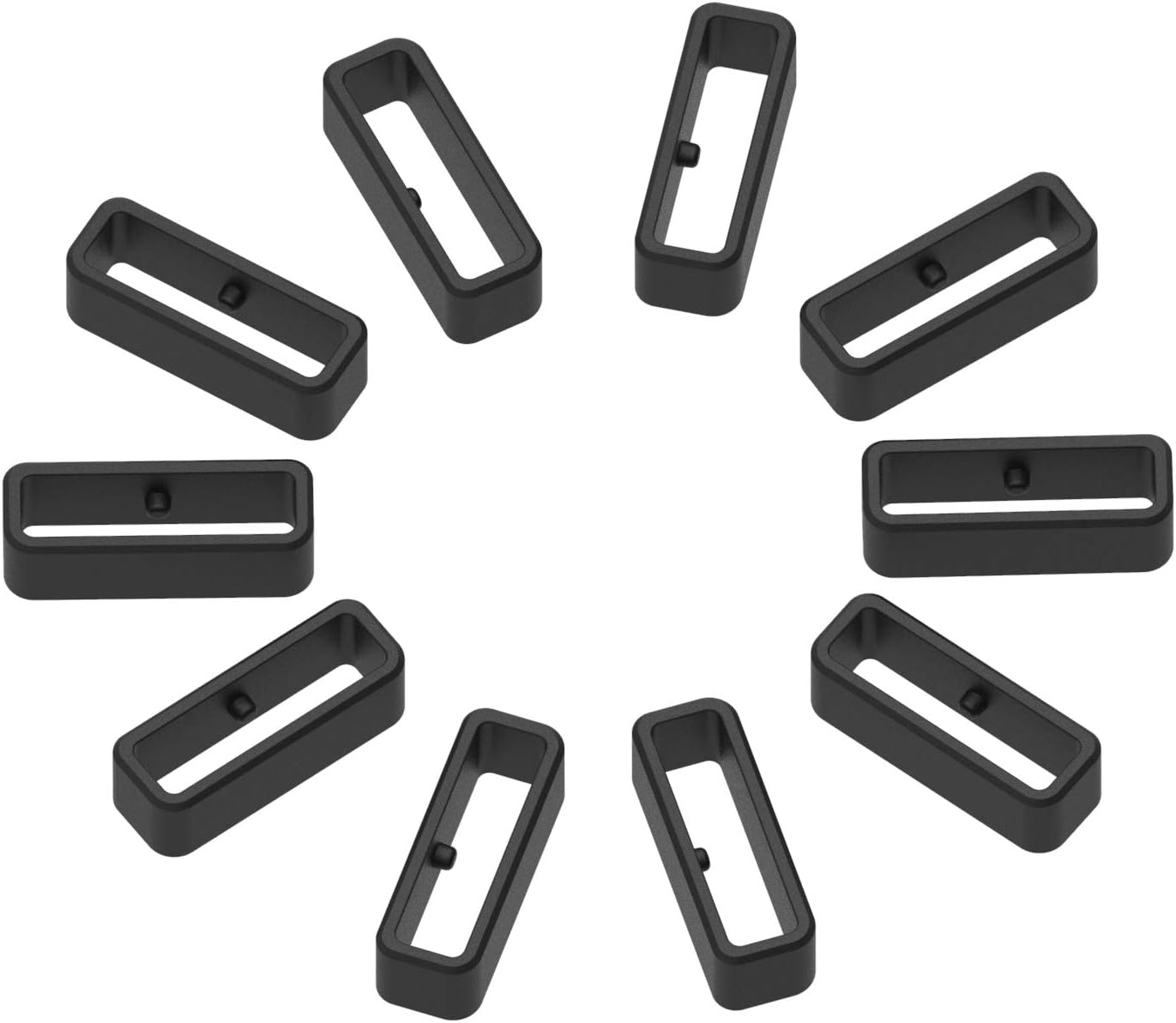 FitTurn Paquete de 6 accesorios de repuesto para anillos de sujeción de banda de silicona, compatibles con Cubitt CT4CT2 Pro GPS Smart Watch Band