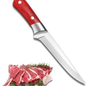 Magicorange Cuchillo para deshuesar, cuchillo de cocina afilado de acero inoxidable de 5.7 pulgadas para carne, pescado, aves, espiga completa, Magicorange Cuchillo para deshuesar, cuchillo de cocina afilado de acero inoxidable de 5.7 pulgadas para carne, pescado, aves, espiga completa,