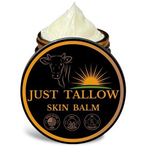 Earthborn Organics Just Tallow – Bálsamo batido 100% alimentado con pasto con pasto para el cuidado de la piel, hidratante de cuerpo completo y cara Earthborn Organics Just Tallow – Bálsamo batido 100% alimentado con pasto con pasto para el cuidado de la piel, hidratante de cuerpo completo y cara