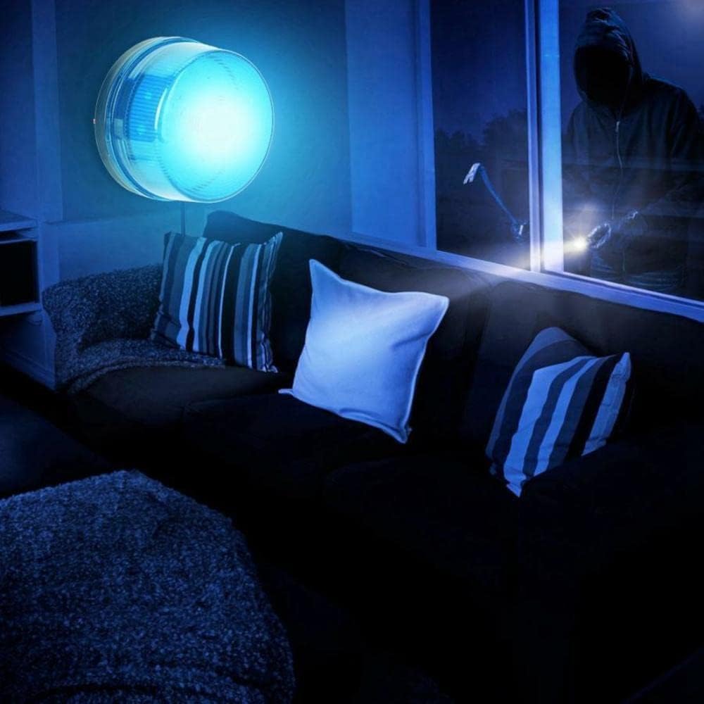 RUNAAJA – 2 luces LED estroboscópicas de 12 V color verde, alarma de emergencia, luz intermitente, lámpara de señal, alarma de seguridad para coche,