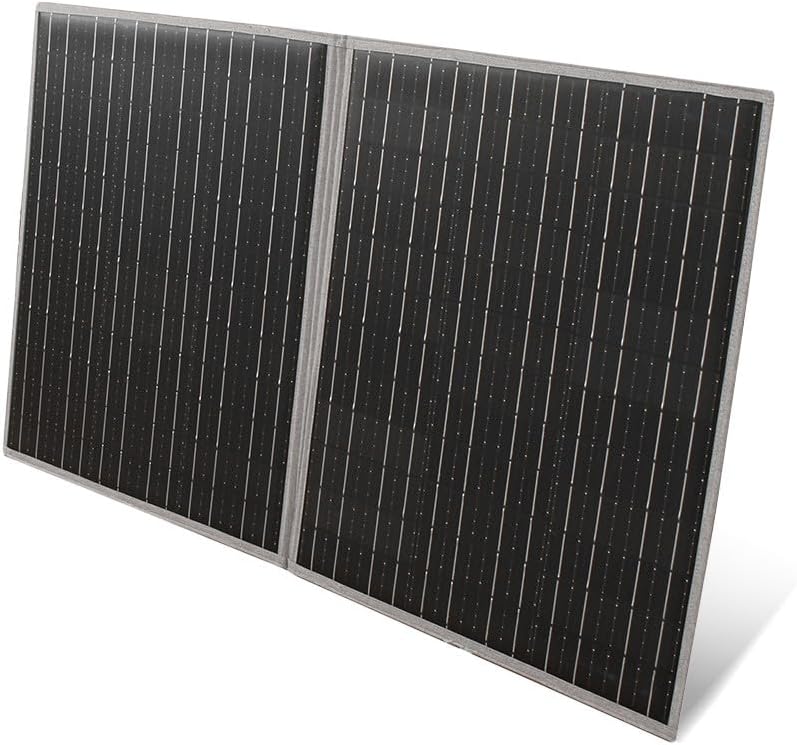 Paneles solares portátiles con cargador solar multiconector 100W con soportes para camping RV estación de carga rápida
