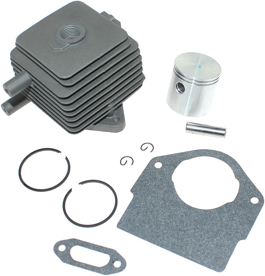 Kit de pistón de cilindro para 25CC MTD Ryobi Troy-Bilt Yard-Man Bolens Cub Cadet Yard Machines McCulloch Craftsman 753-1206 753-04814 181622