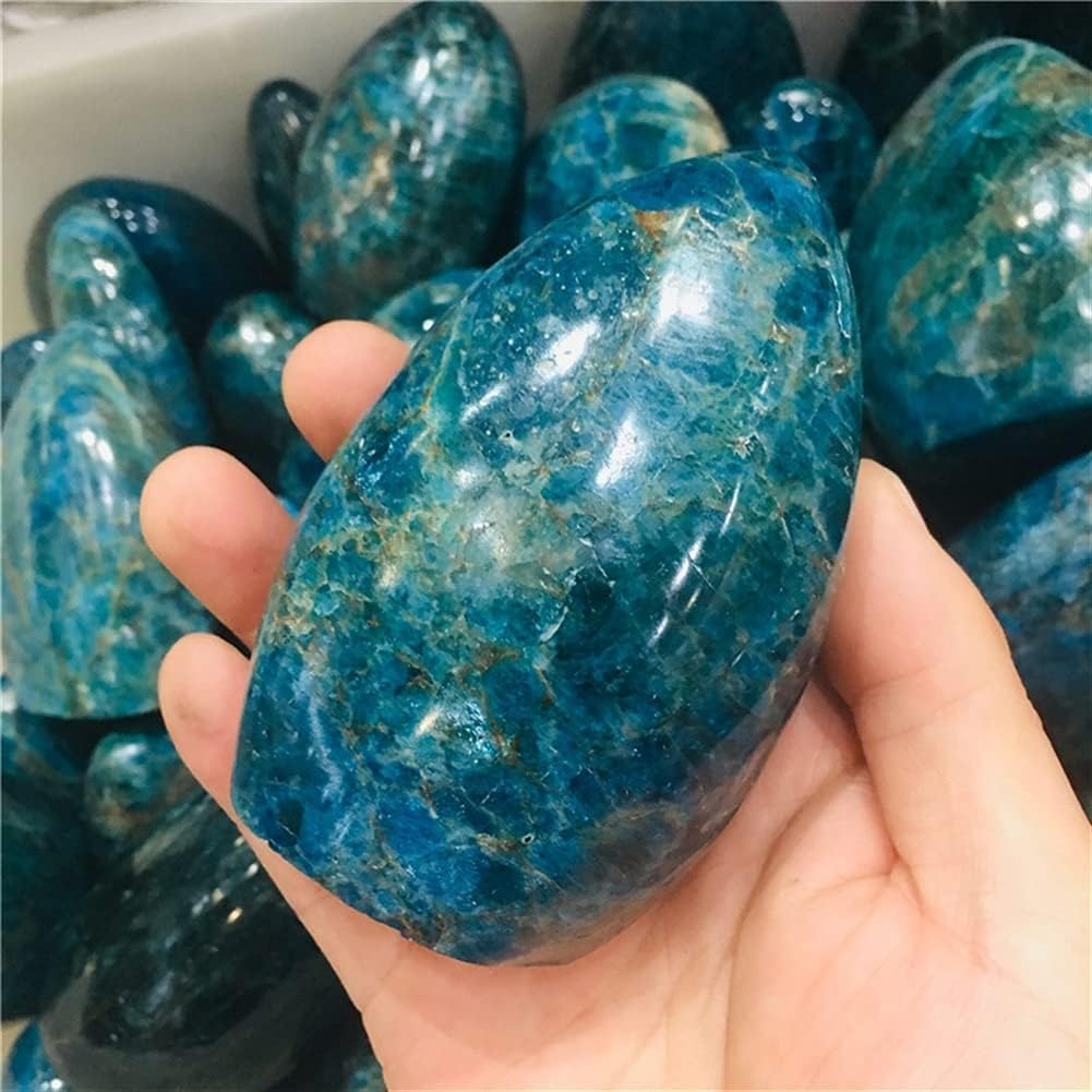 for 400-1kg Natural Crystal Blue Apatite raw Stone Grinding Placed Large Specimen Stone Crystal Blue ore Collection Teaching Piedras decorativas