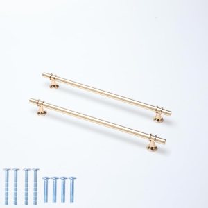 Paquete de 10 tiradores largos de gabinete de 10 pulgadas, tiradores largos de color dorado champán para gabinetes de 12.6 pulgadas (oro champán, Paquete de 10 tiradores largos de gabinete de 10 pulgadas, tiradores largos de color dorado champán para gabinetes de 12.6 pulgadas (oro champán,