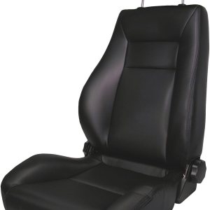 Rugged Ridge  Asiento ultra delantero, reclinable, mezclilla negra  13404.15  Compatible con Jeep CJ & Wrangler YJTJ 1976-2002 Rugged Ridge  Asiento ultra delantero, reclinable, mezclilla negra  13404.15  Compatible con Jeep CJ & Wrangler YJTJ 1976-2002