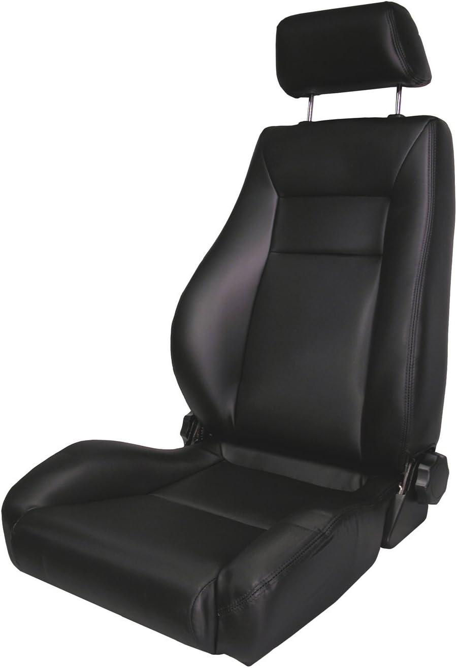 Rugged Ridge  Asiento ultra delantero, reclinable, mezclilla negra  13404.15  Compatible con Jeep CJ & Wrangler YJTJ 1976-2002
