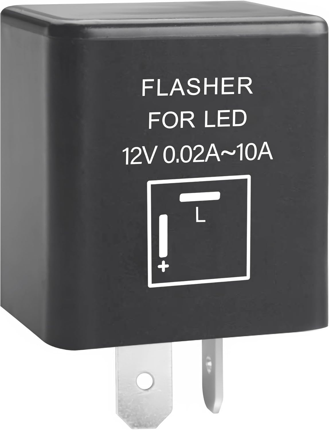 Relé intermitente LED, relés de 12 V, relé intermitente de 2 pines, relé de intermitente electrónico LED para accesorios de automóvil, relés de