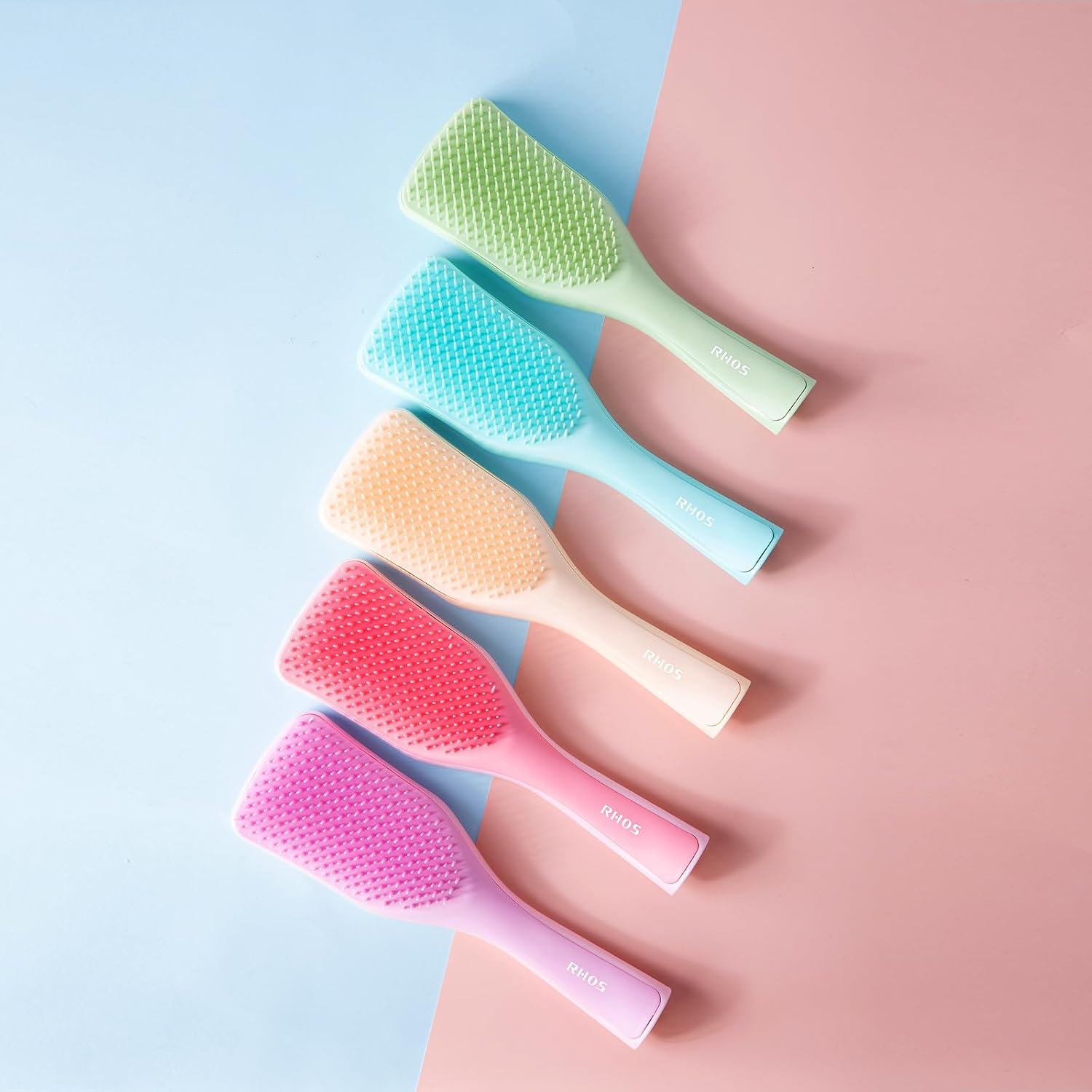 Cepillo desenredante para mujeres, hombres y niños, cepillo de cabello sin dolor para alisar, antiroturas y desenredantes, cepillo de cabello sin