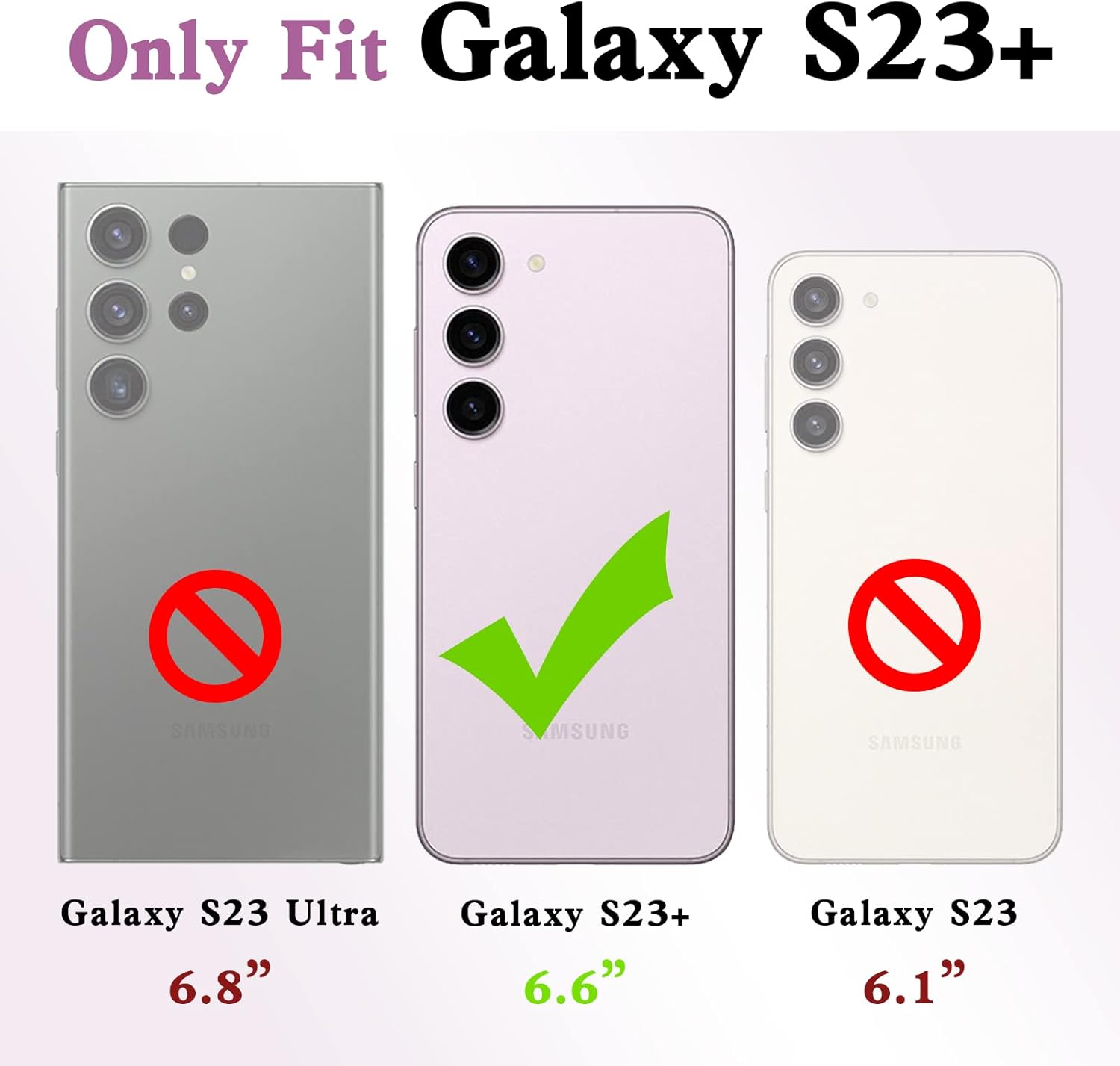 KuDiNi Funda para S23 Plus, Galaxy S23 Plus para mujer, funda cuadrada a prueba de golpes, TPU retro, elegante, clásico, borde de lujo, protección