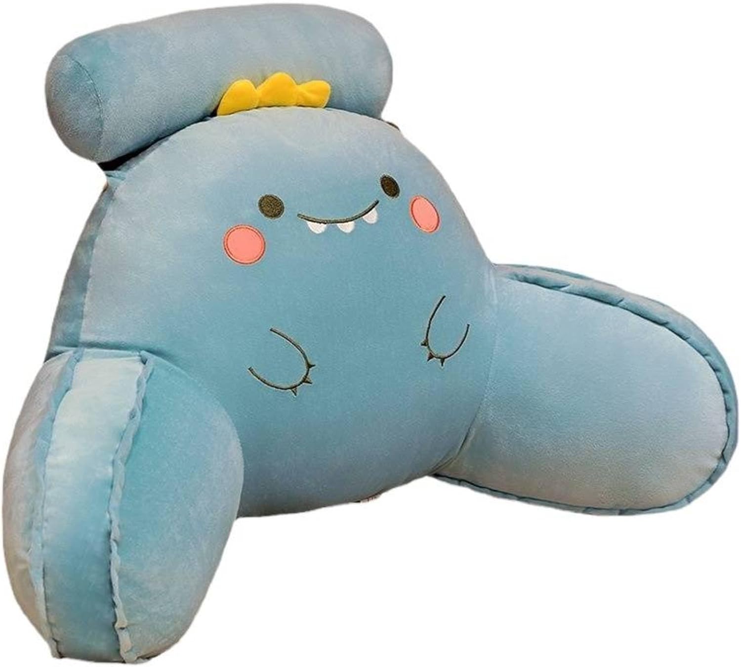 Mesita de noche Tapicería Suave Respaldo grande Sofá Cojín Dormitorio Almohada Cama Lectura Cama Respaldo Madera Cojín Almohada Cojín