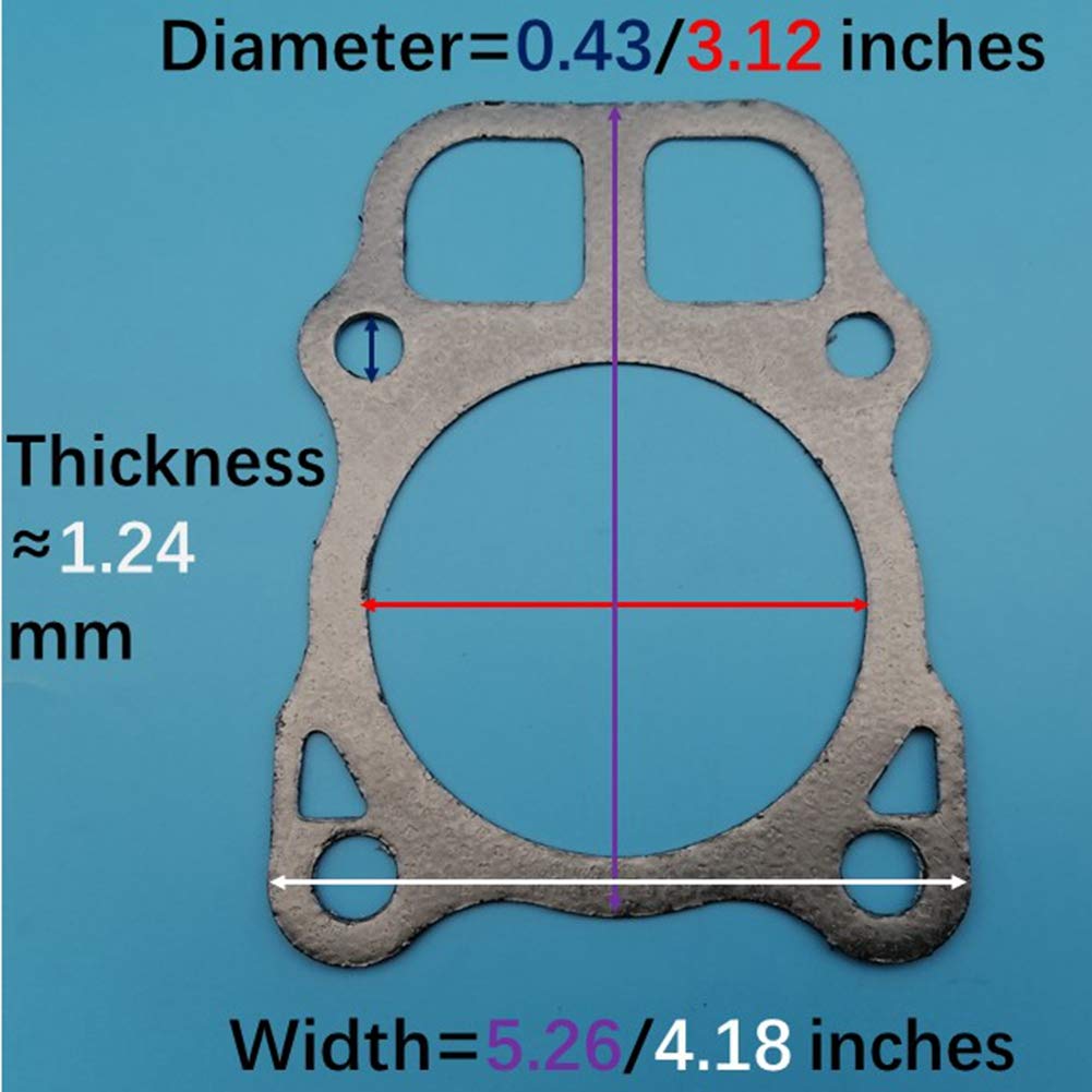 Juego de juntas de culata compatible con motor generador Kohler 24 841 01-S CH18 CH19 24 041 08-S CH20 CH21 24 841 02-S CH22 CH23 24 041 40-S 2 CH24