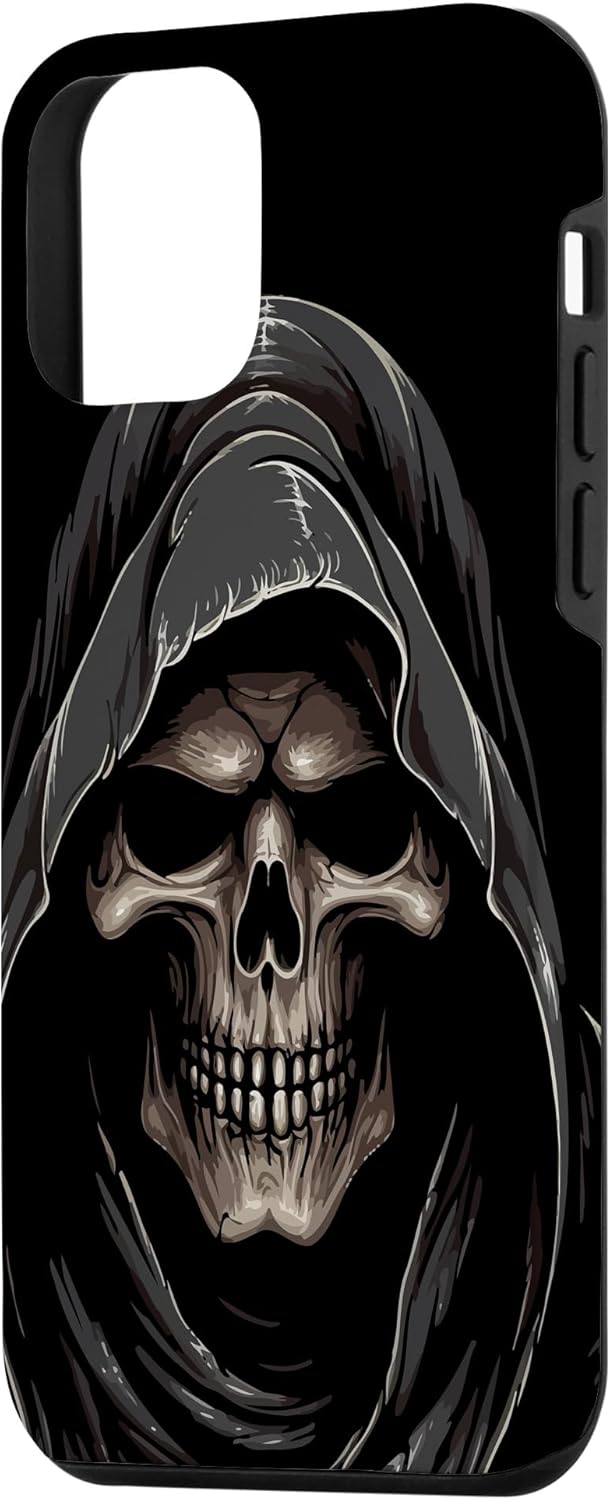 Carcasa para iPhone 12 mini Skull Ghost Hood Grim Reaper